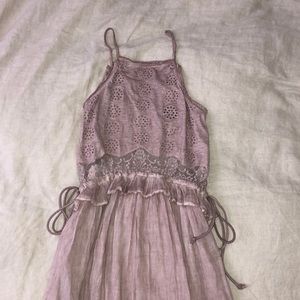 NWT Topshop flowy sun dress with ties